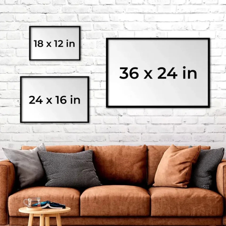 Grandchildren Make Life More Grand - Family Personalized Custom Horizontal Poster - Gift For Grandma, Grandpa, Grandkid