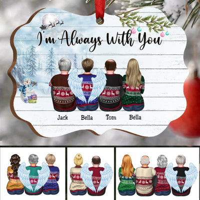 Décoration personnalisée - Je suis toujours avec toi - Boule de Noël personnalisée