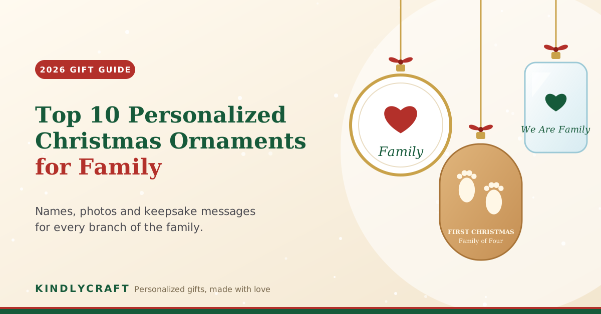 Top 10 Personalized Christmas Ornaments for Family (2026)