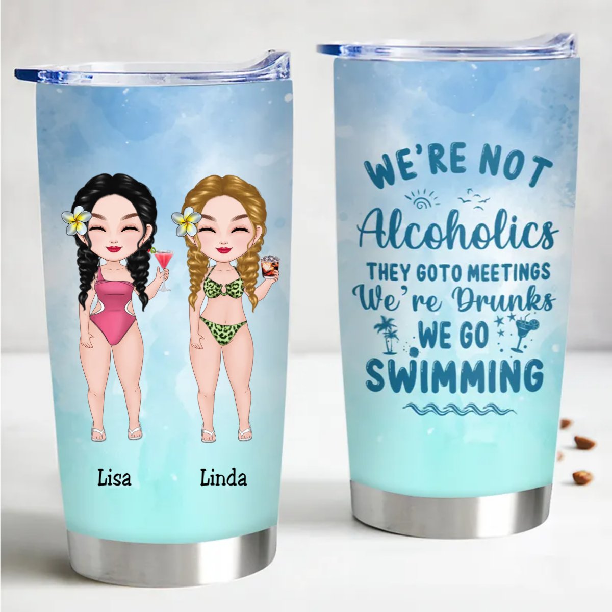 20oz Humorous Drinking Companion - Custom Insulated Tumbler