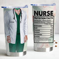 20oz Nurse Nutrition Facts - Customized Insulated Tumbler