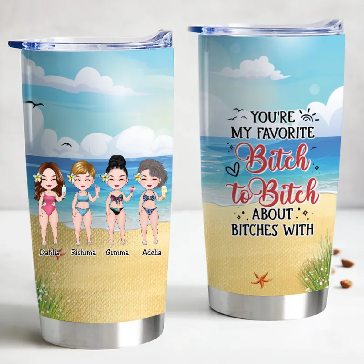 20oz Personalized Stainless Steel Tumbler for Your Favorite Bitchy Rants