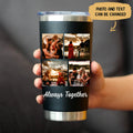 20oz Personalized Stainless Steel Tumbler - Leak Proof Insulated Cup