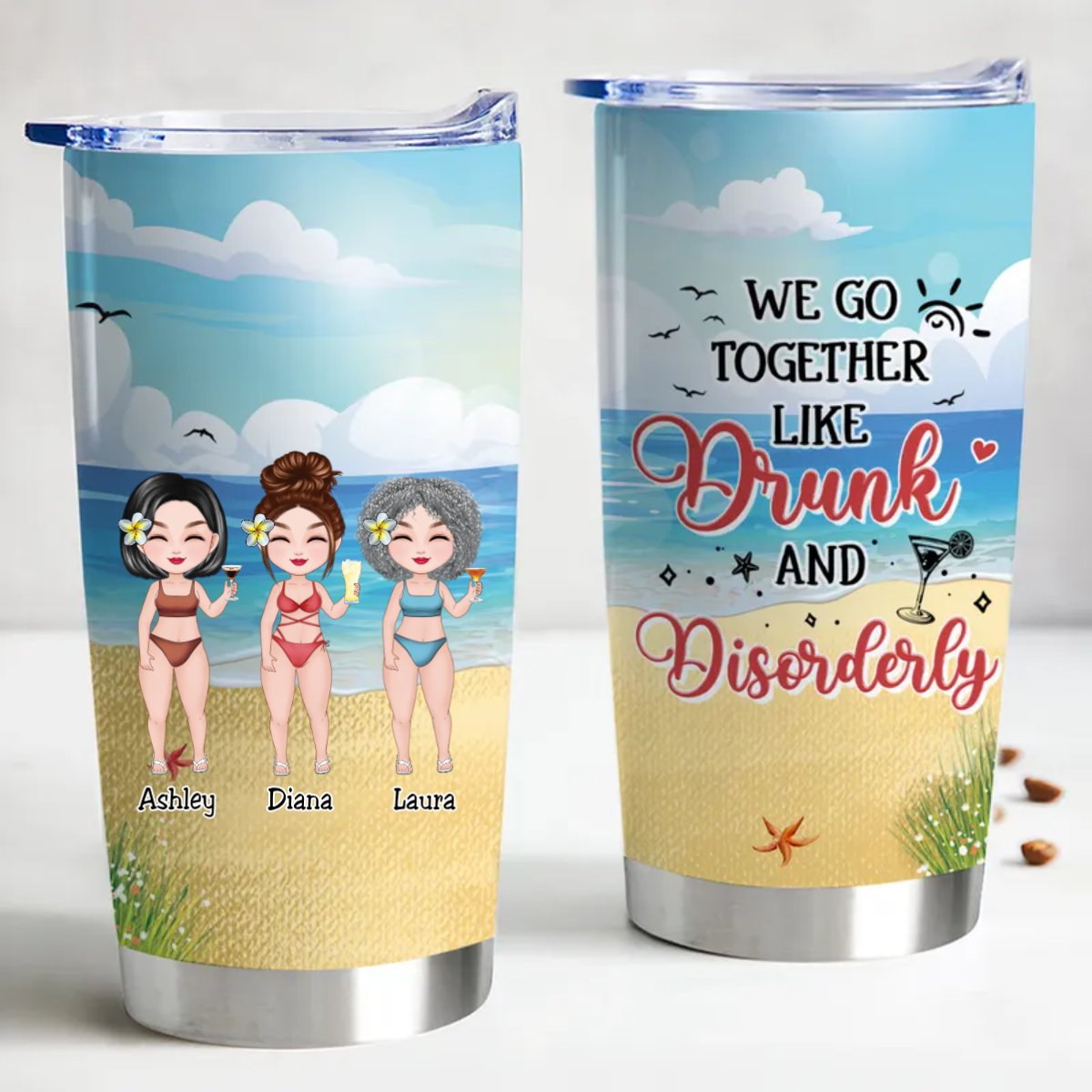 20oz Stainless Steel Tumbler - Insulated, Leak Proof, Cup Holder Friendly