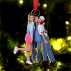 Geschenk für Freunde – Personalisiertes Freundschafts-Fotoornament
