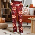 Grandma's Garden Birth Flower - Personalized Pajama Pants