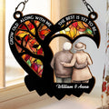 Grow Old Along With Me - Personalized Window Hanging Suncatcher Ornament