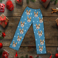 Custom Photo Face Funny Pattern Dog Cat Family - Personalized Pajama Pants