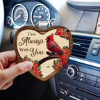 Memorial I'm Always With You - Personalized Custom Shaped Car Visor Clip