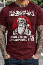Burgundy quote shirt