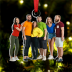 Geschenk für Freunde – Personalisiertes Freundschafts-Fotoornament
