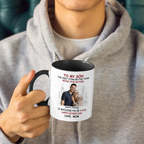 Individuelle Fototasse „Mein Sohn ist mein ganzer Stolz“ – Personalisierte Familien-Tasse