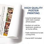 Poster vertical personnalisé « The Besties Times » – Cadeau pour meilleures amies, BFF, sœurs