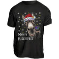 Funny Donkey Merry Kissmyass Christmas Shirt