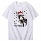 Funny Donkey Merry Kissmyass Christmas Shirt