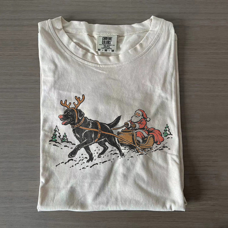 Christmas Black Labrador Dog Shirt