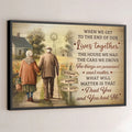 Wenn wir am Ende unseres gemeinsamen Lebens angekommen sind - Personalisiertes horizontales Poster für Paare - Geschenk für Ehemann Ehefrau, Jahrestag