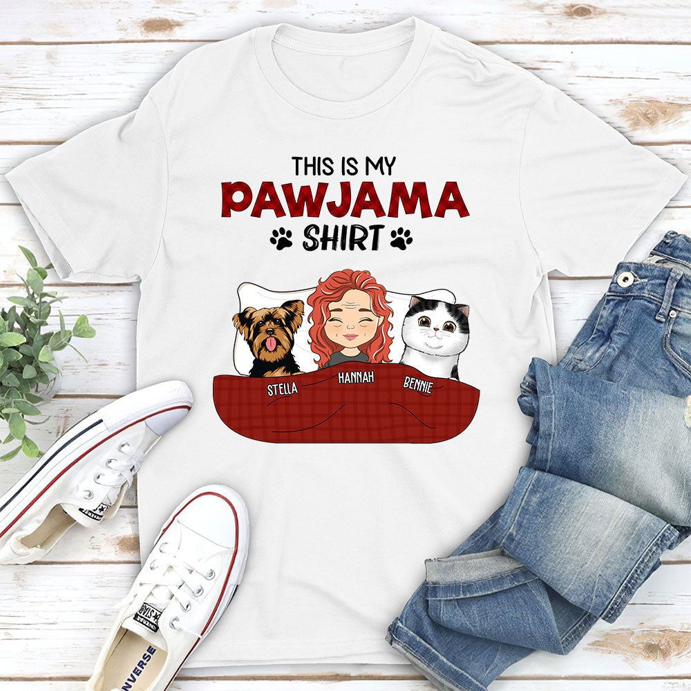 Pajama Shirt - Personalized Custom Unisex T-shirt