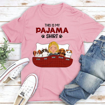 Pajama Shirt - Personalized Custom Unisex T-shirt