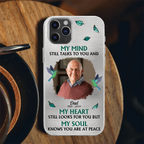 Custom Photo Memorial My Mind Still Talks To You - Personalized Clear Phone Case