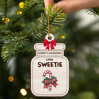 Mamie Papy Maman Papa Petits Chéris Sucres d'orge - Décoration en bois personnalisée