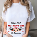 Baby First Mother's Day On The Inside Personalized Shirt, Custom Pregnancy Reveal Shirt, Mother's Day Gift For Expecting Moms