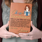 Chaos Coordinator Multitasks Like A Pro - Personalized Leather Journal