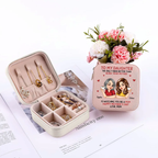 To My Daughter From Mom Happy Mother's Day Personalized Jewelry Box, Mother's Day Gift For Daughter