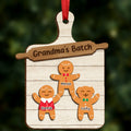 Ornement en bois personnalisé - Biscuits « Grand-mère, fournée parfaite »
