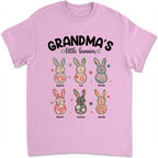 Grandma's Little Bunnies Floral Easter Personalized Shirt