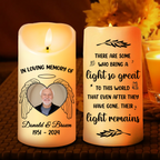 Custom Photo There Are Some Who Bring A Light So Great - Personalized Flameless LED Candle