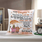 À ma fille, n'oublie jamais que je t'aime - Coussin personnalisé
