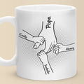 Bester Papa der Welt – Personalisierte Tasse für die Familie – Geschenk für Papa und Opa zum Vatertag oder Geburtstag