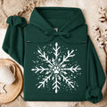 Paw Print Snowflake Christmas Oversized Hoodie