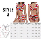 Bikini - Face bathing Suits for Women - Personalized Bikini Swimsuit