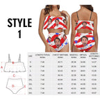Bikini - Face bathing Suits for Women - Personalized Bikini Swimsuit