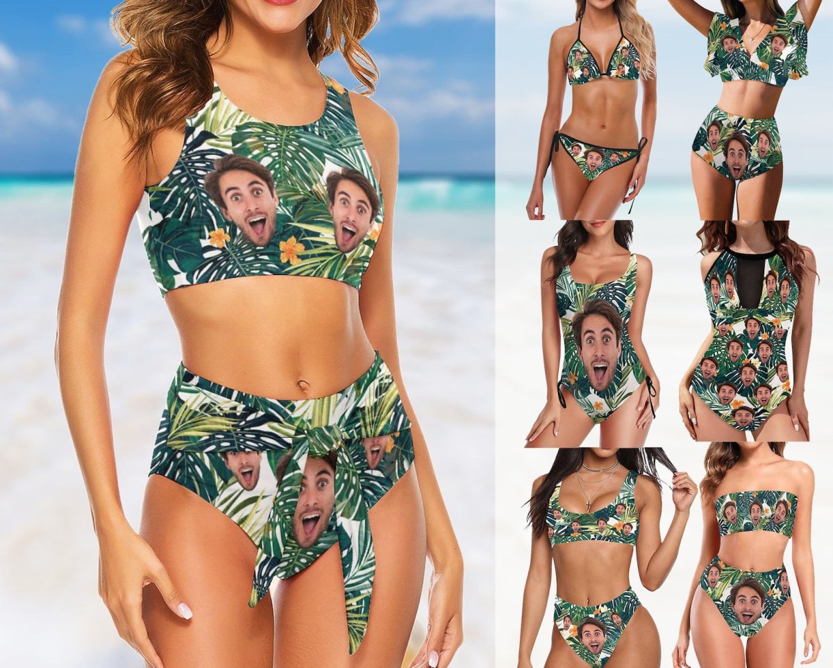 Bikini - Personalized One-Piece or Two-Piece Swimwear - Personalized Swimsuit (MC)