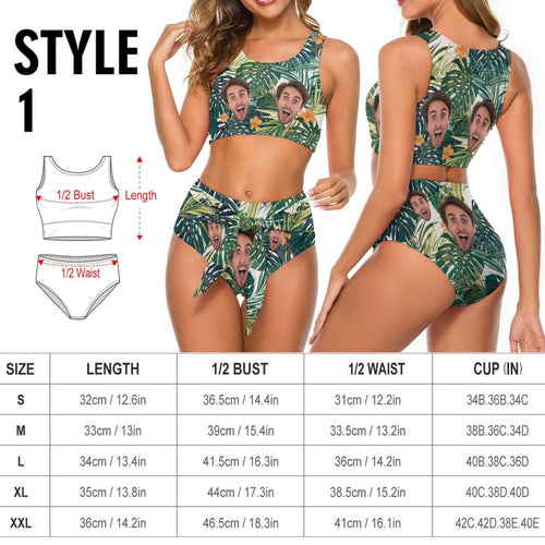 Bikini – Personalisierte Einteiler- oder Zweiteiler-Bademode – Personalisierter Badeanzug (MC)