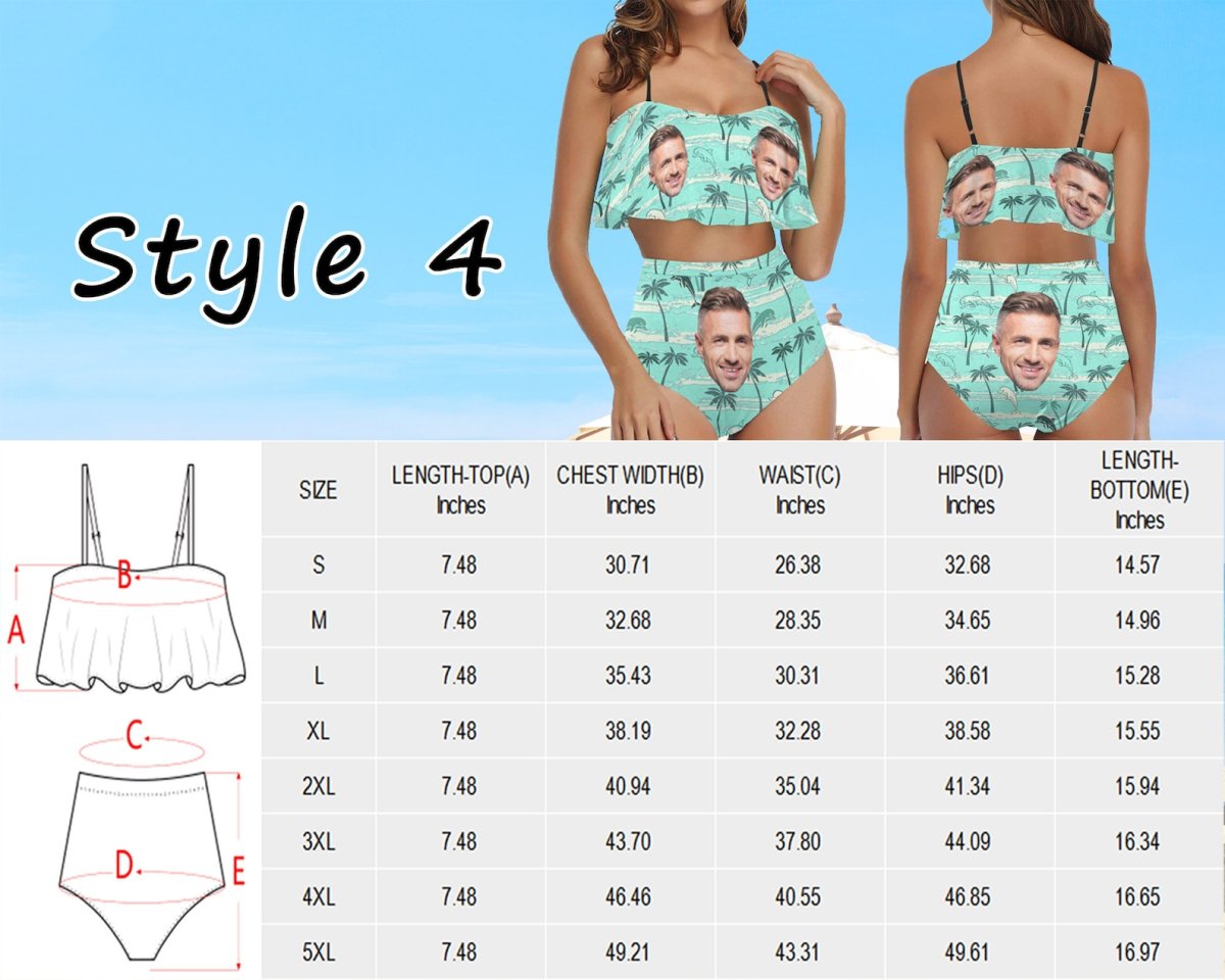 Bikini - Personalized Two-Piece Swimwear - Personalized Swimsuit (MC1)