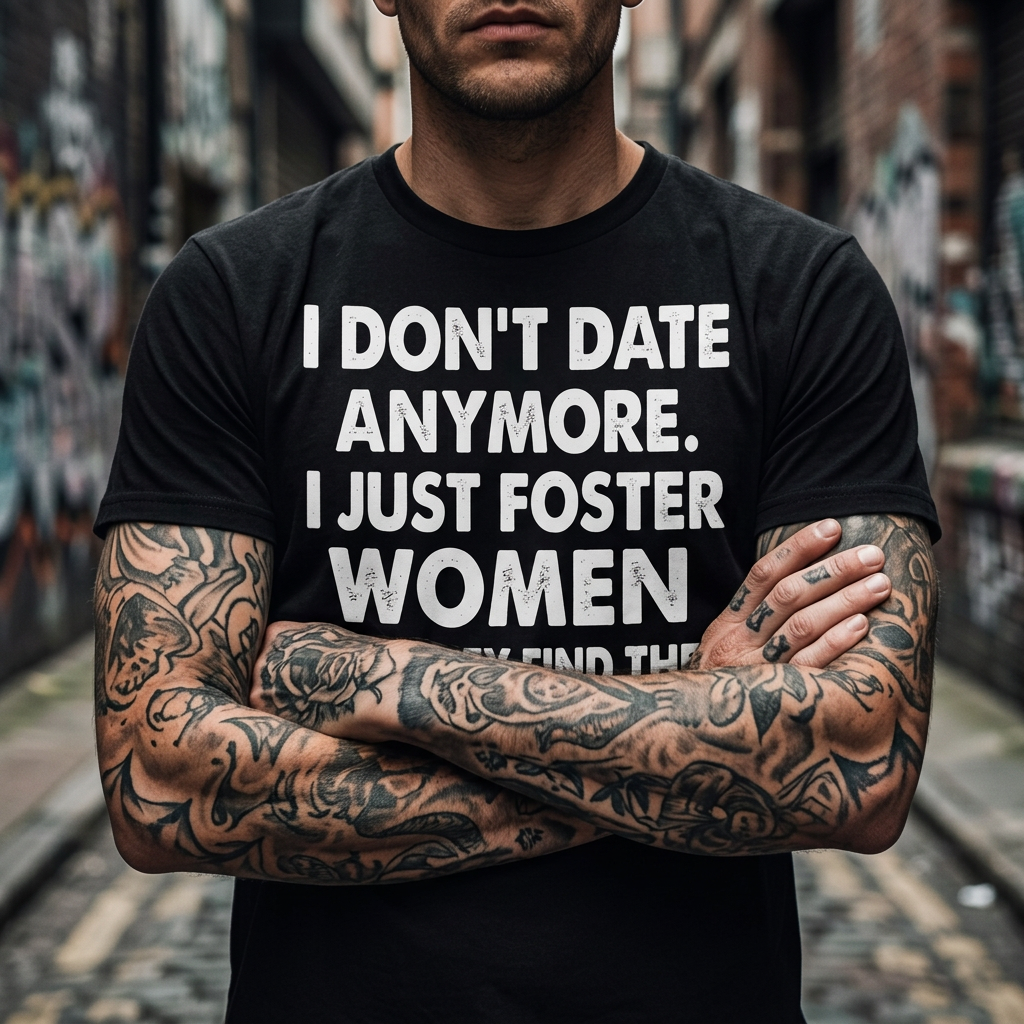 Je ne sors plus avec personne, je me contente d'accueillir des femmes temporairement (T-shirt)