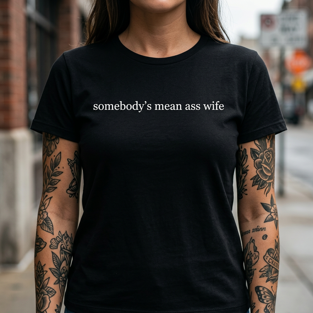 T-shirt « La femme méchante de quelqu'un »