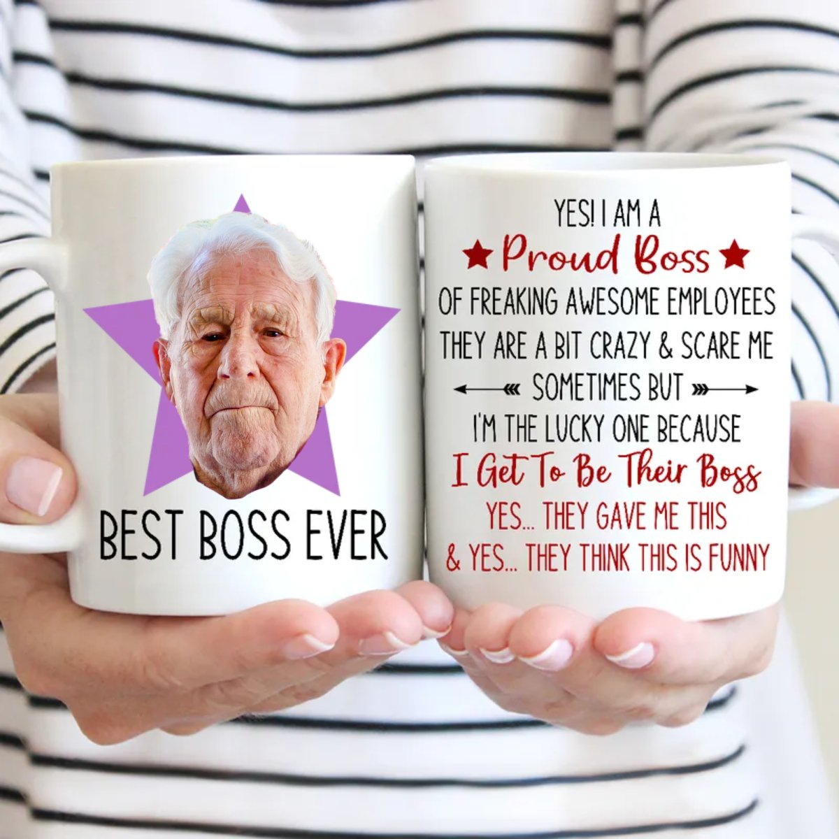 Boss - Best Boss Ever  - Personalized Photo Mug