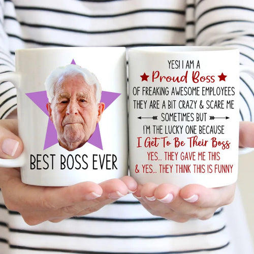 Boss - Best Boss Ever  - Personalized Photo Mug