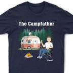 Amateurs de camping - Cadeau pour papa campeur, maman campeuse - T-shirt unisexe, sweat à capuche, sweat-shirt personnalisés