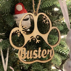 Cat Face Memorial Ornament - Personalized Acrylicen Ornaments