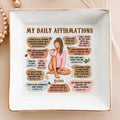 Christian - My Daily Affirmation Christian Bible Verse - Personalized Jewelry Dish