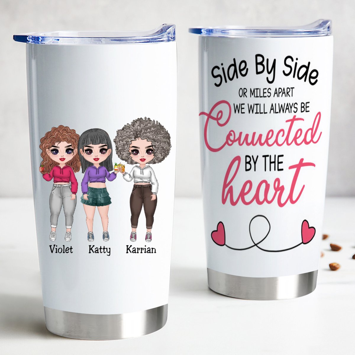 Connected Hearts 20oz Insulated Tumbler