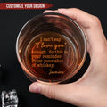 Couple - I Can't Say I Love You Enough This Is Your Reminder - Personalized Engraved Whiskey Glass