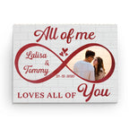 Couple - Photo My Heart Needed You - Personalized Custom Horizontal Rectangle Shaped Building Brick Blocks