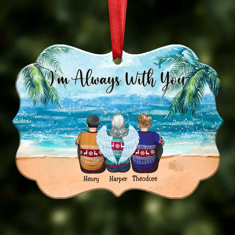 Custom Ornament - I’m Always With You - Personalized Christmas Ornament (ver3)